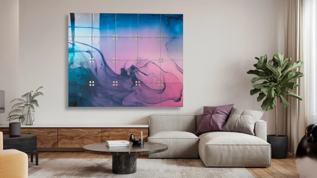 Modern Glass wall art
